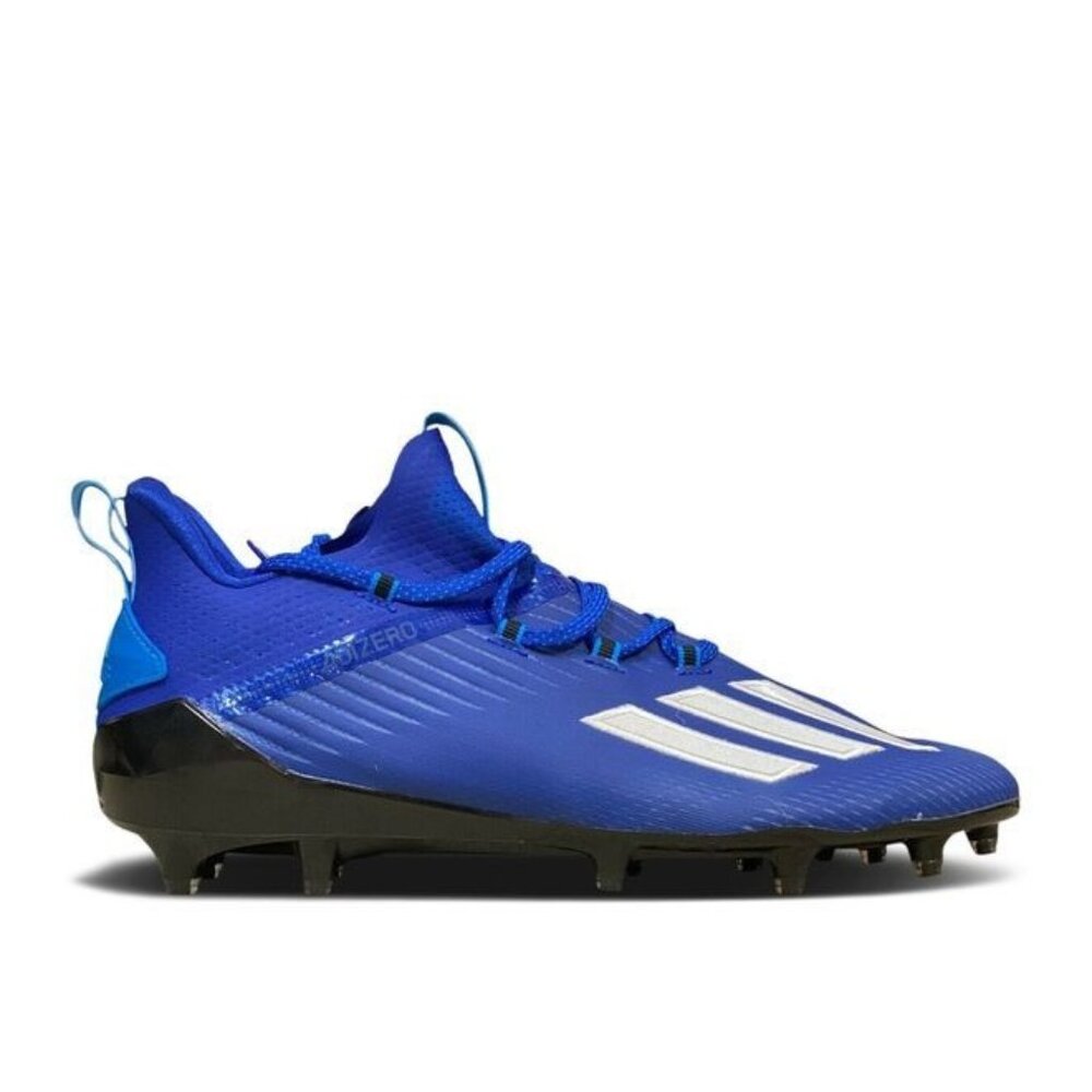 NWT Adidas Adizero Football Cleats Royal Blue EF8650 Mens Size 18